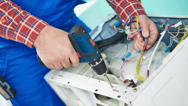 Dilovası Baykan Baykan çamaşır makinesi kart tamiri – Su almama arızası orijinal parça ile giderildi. - Teknik servis örneği